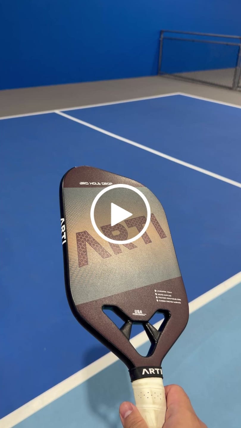 Customer video review of ARTI 14mm T700 Carbon Fiber "MASTERY ELITE 1.0" Pickleball Paddle - USA Pickleball Approved