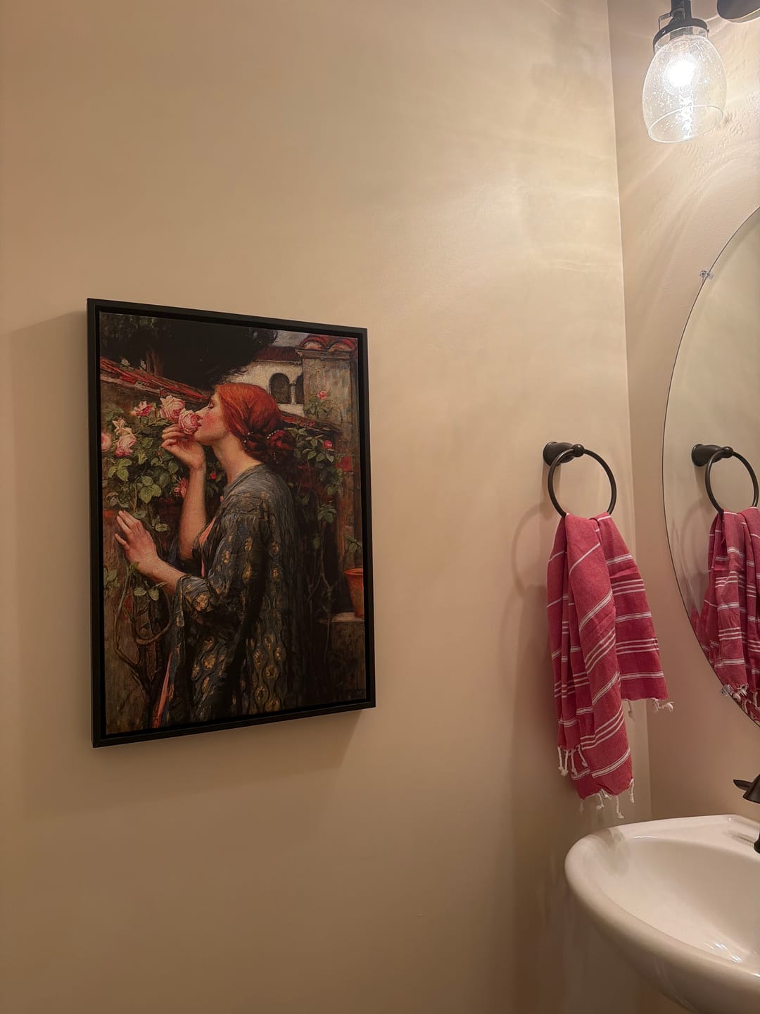 Customer photo review of The Soul of the Rose 1903 by John William Waterhouse