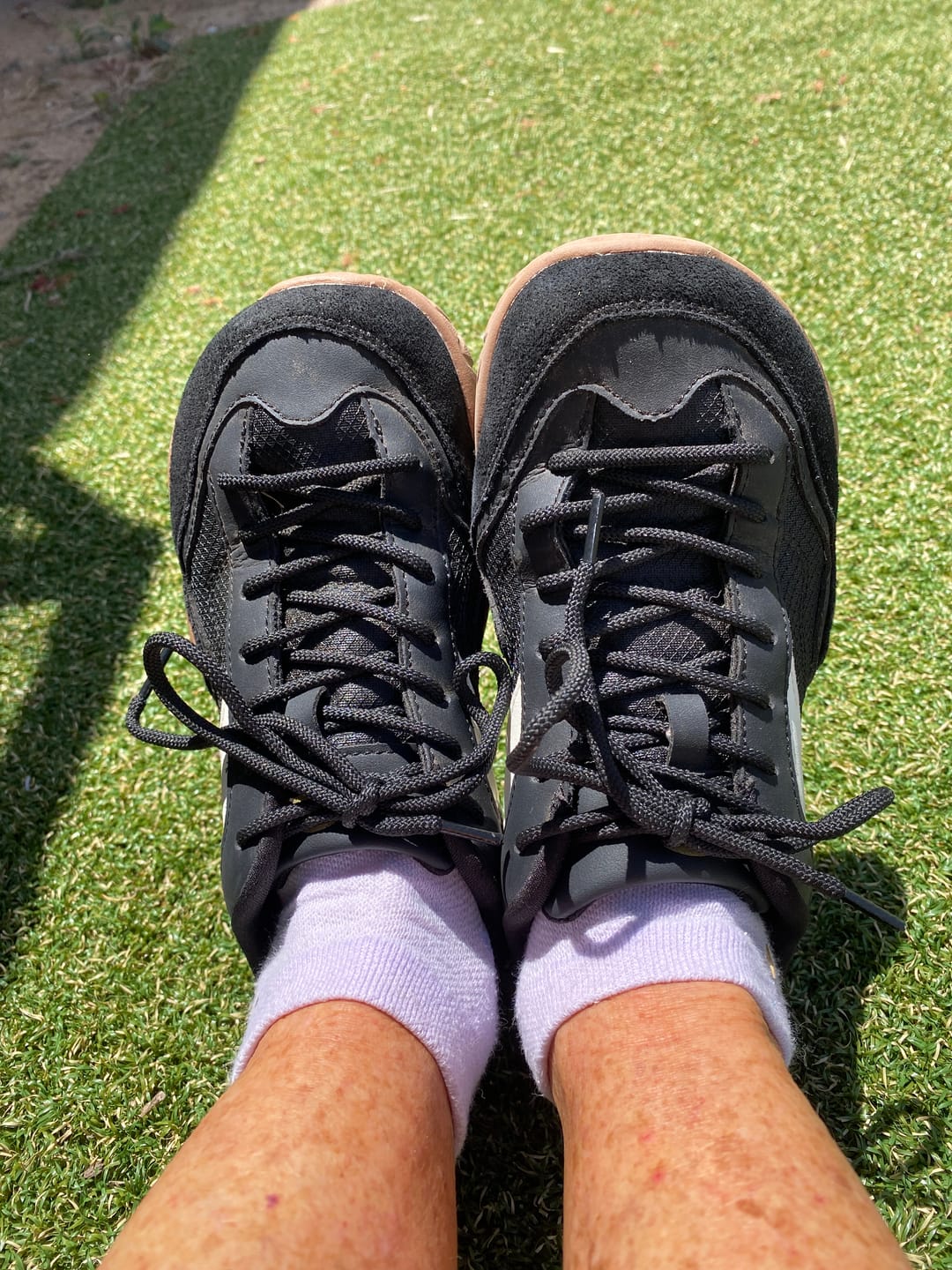 Customer photo review of Hollow - Wide Toe Sneakers
