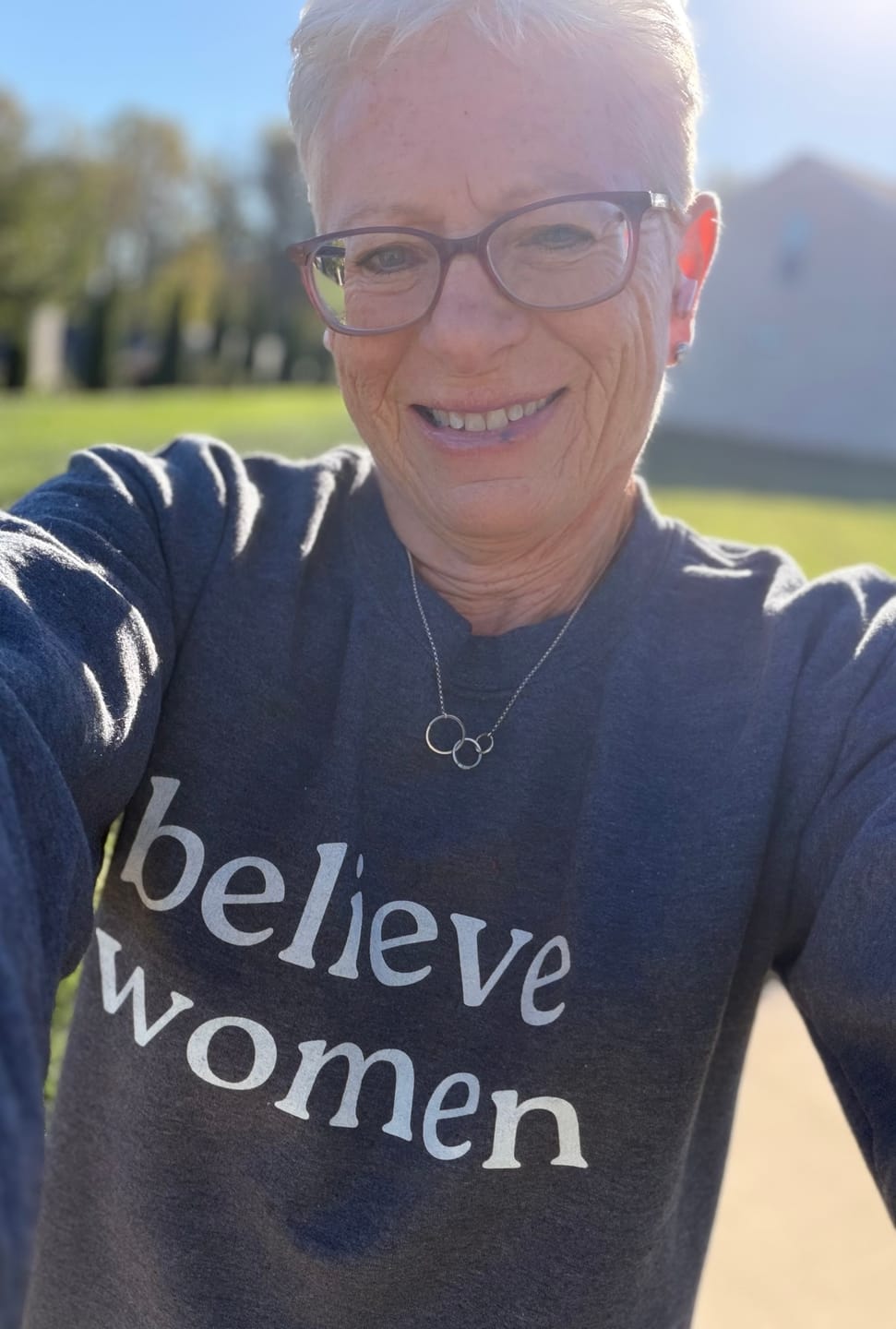 Customer photo review of Believe Women Sweatshirt