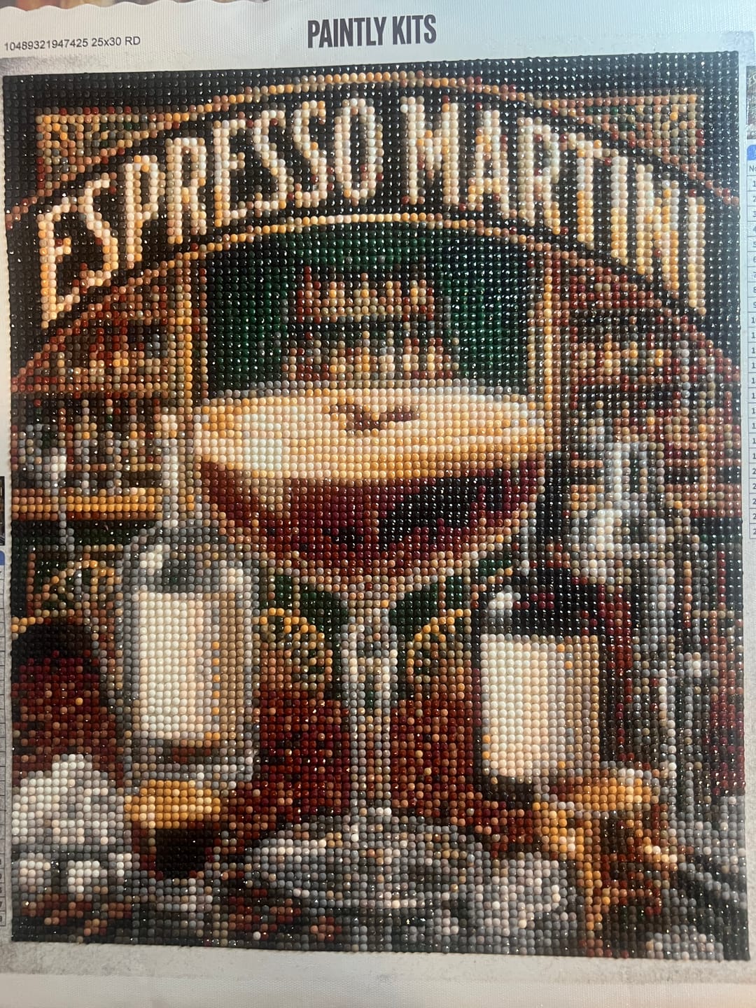 Customer photo review of Espresso Martini at the Deco Bar (Diamond Painting)