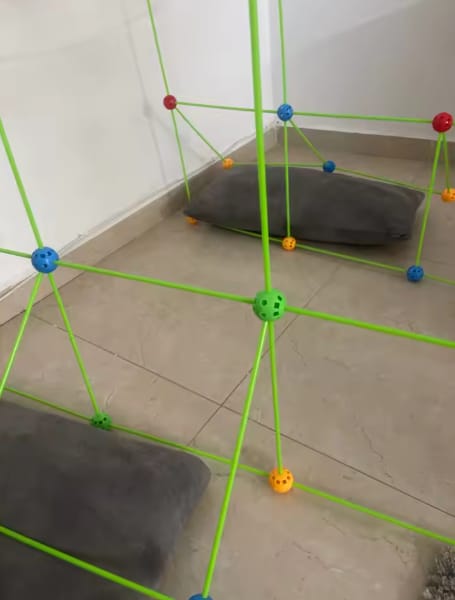 Customer photo review of Montessori Glow Fort™– Costruisci il Tuo Rifugio Luminoso