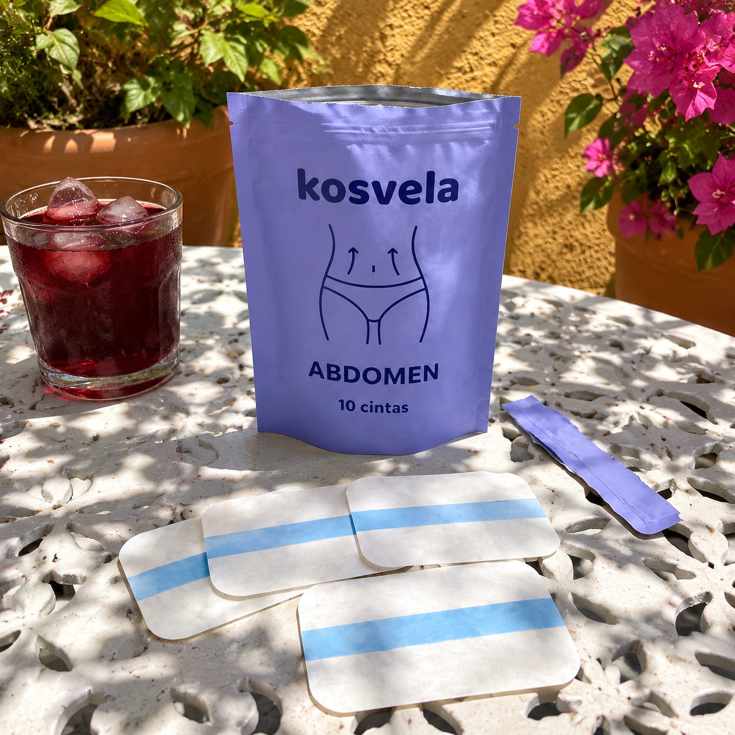 Customer photo review of Kosvela · Cinta tensora invisible para el abdomen (pack de 10)