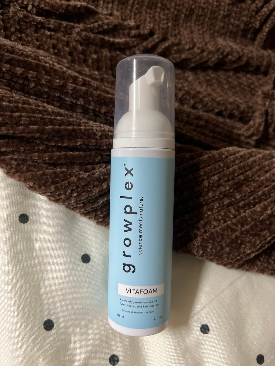 Customer photo review of VITAFOAM™ 5% Minoxidil Foam