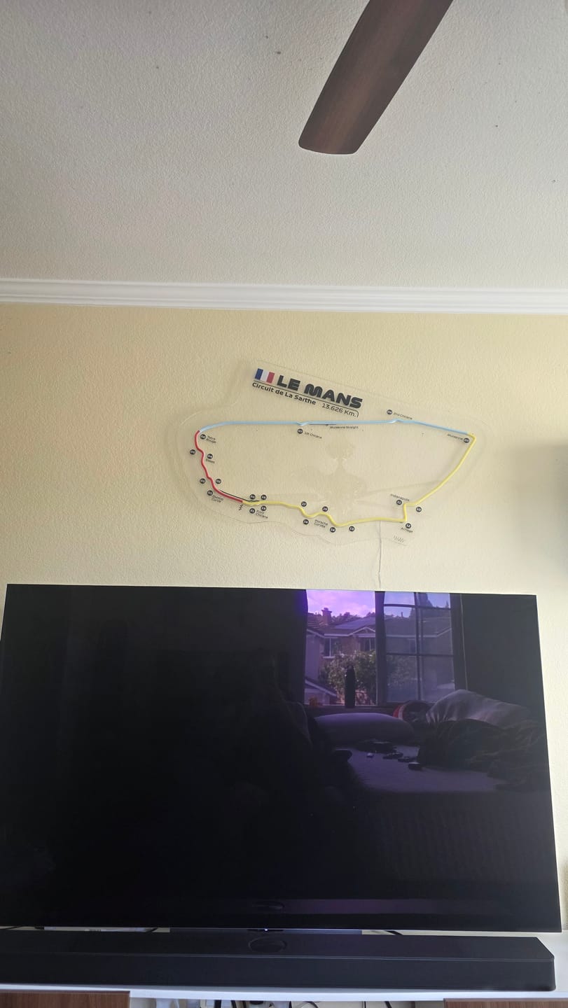Customer photo review of Circuit de la Sarthe Neon Race Track