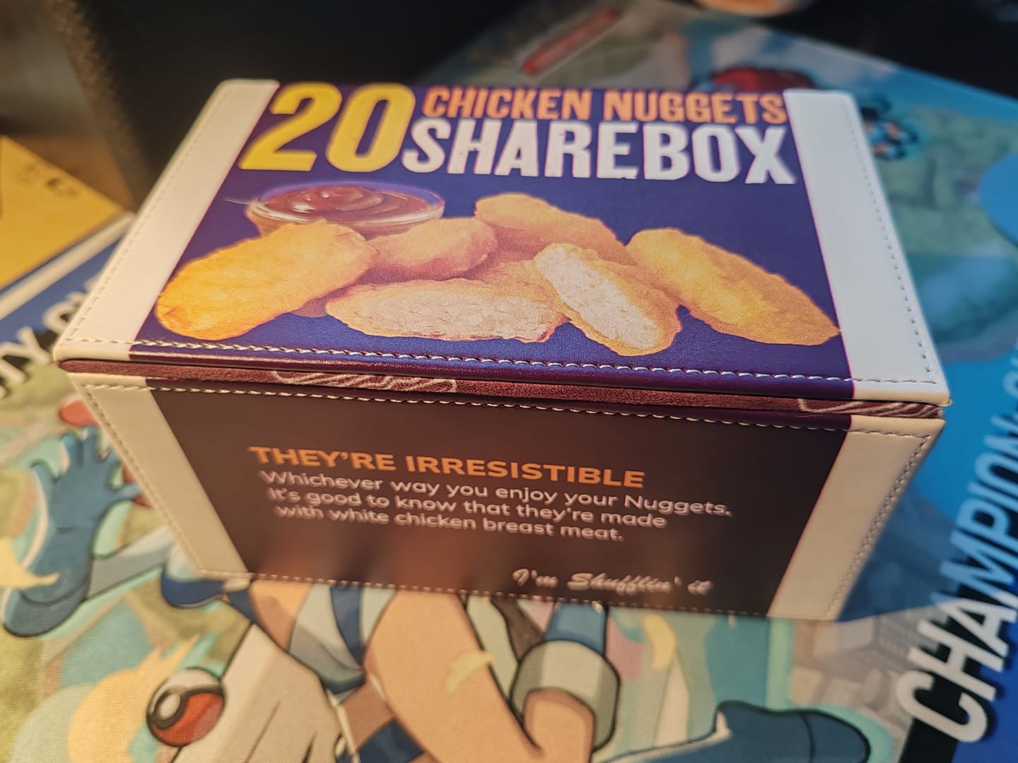 Customer photo review of 20 Chicken Nuggets Deckbox