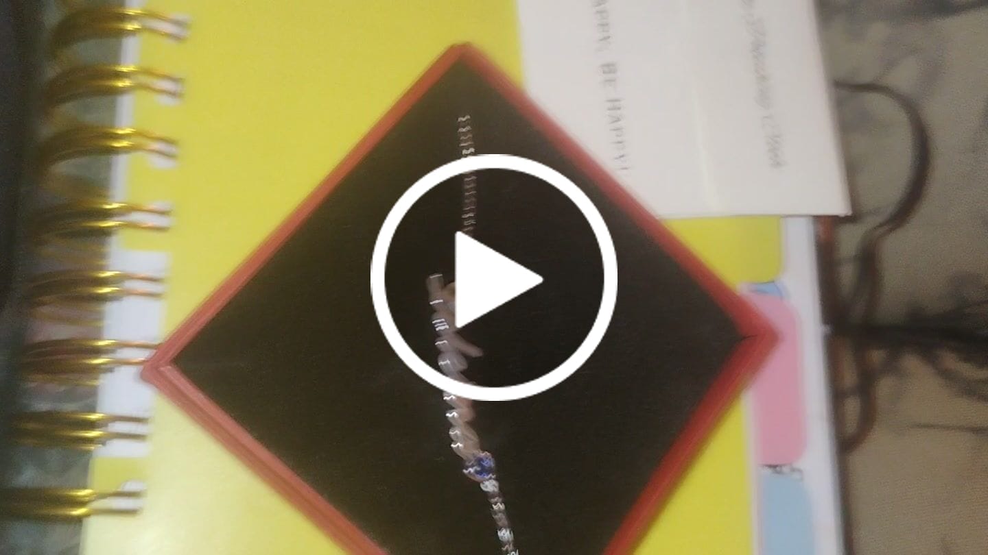Customer video review of Personalized Name Necklace with Heart Birthstone