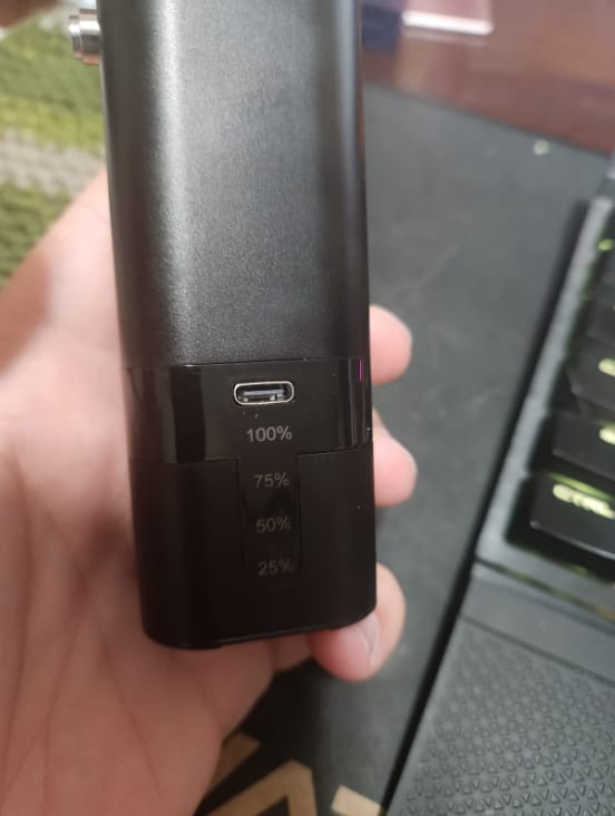 Customer photo review of Portable Airbrush Compressor