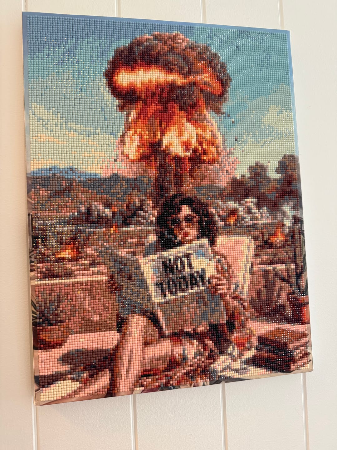 Customer photo review of Not Today (Diamond Painting)