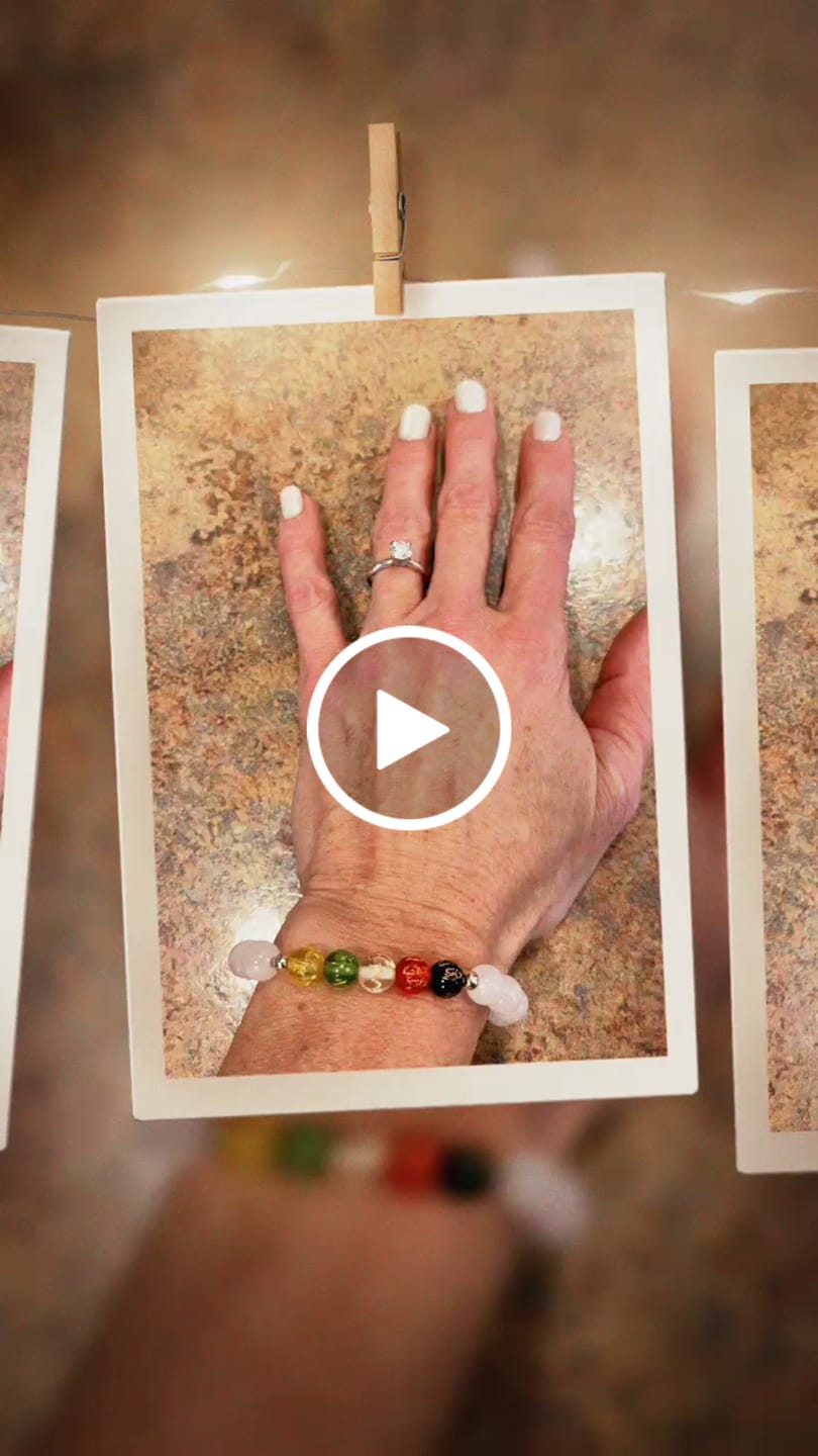 Customer video review of Libra Expansion Bracelet Rose Quartz with Real Gold