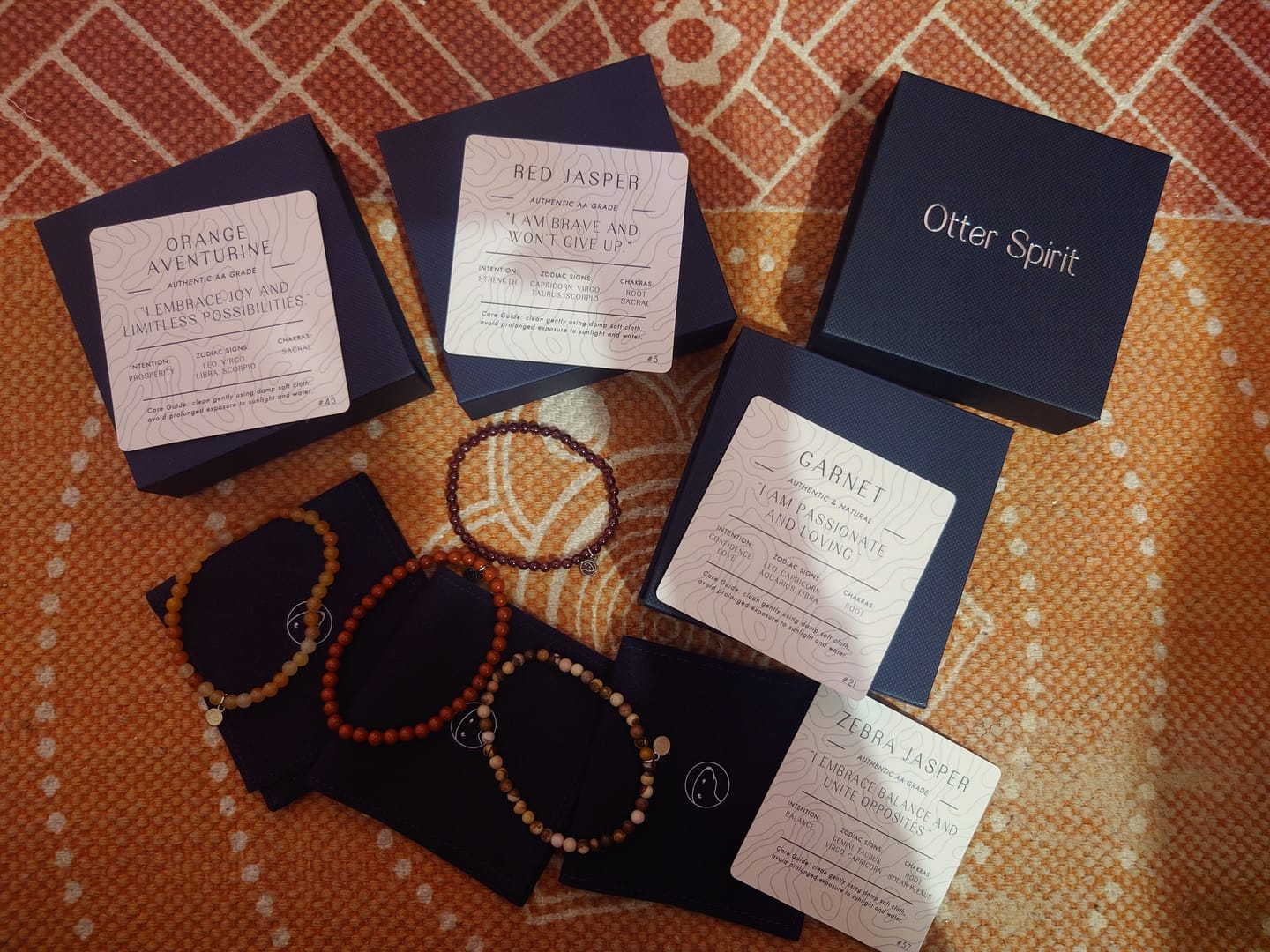 Customer photo review of Red Jasper Bracelet Mini