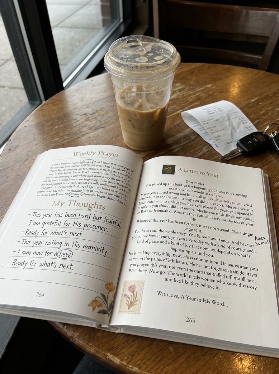 Customer photo review of A Year In His Word: A 52-Week Bible Study For Women