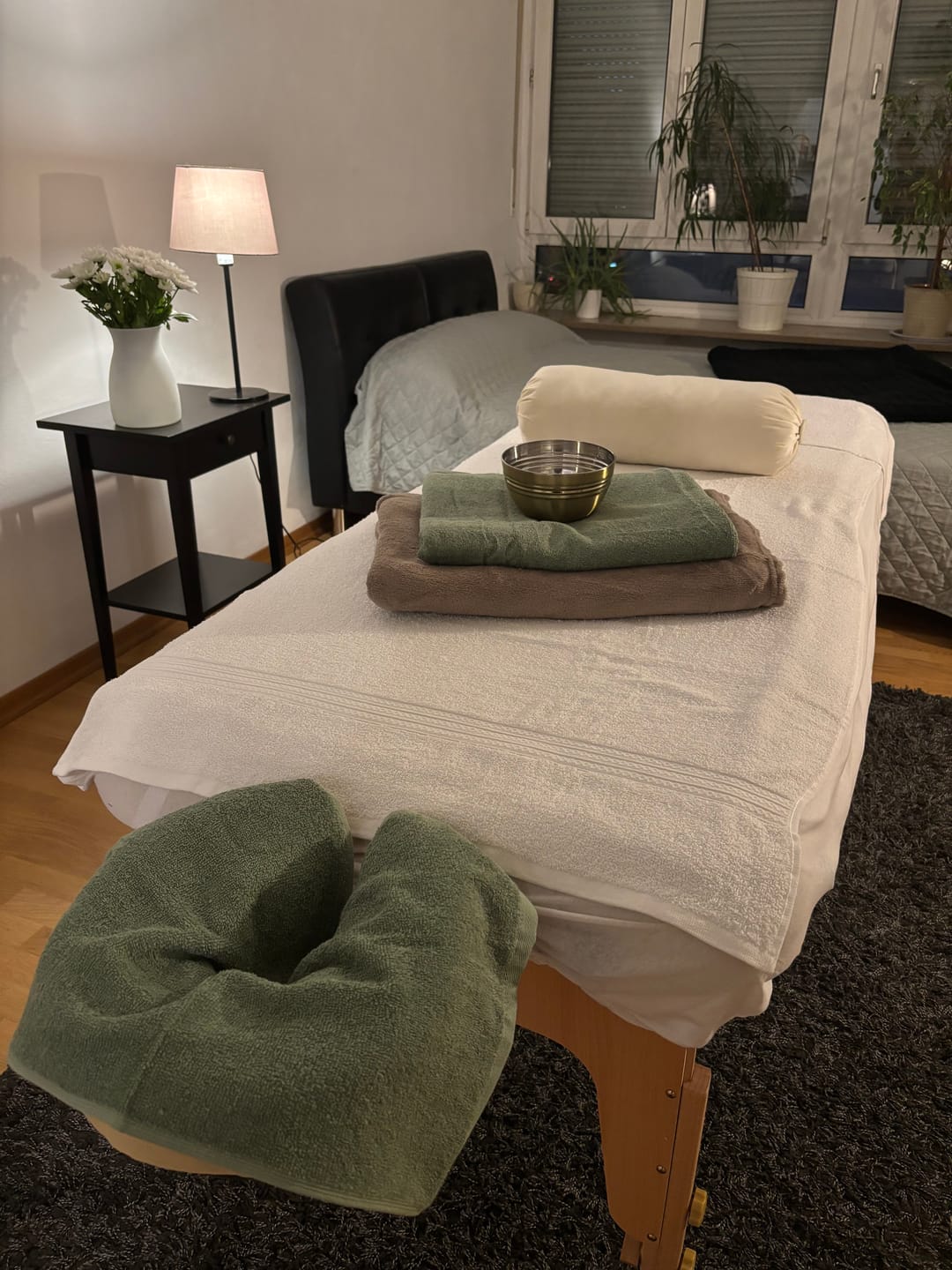 Customer photo review of Massageliege Klappbar Bianca | Kosmetikliege