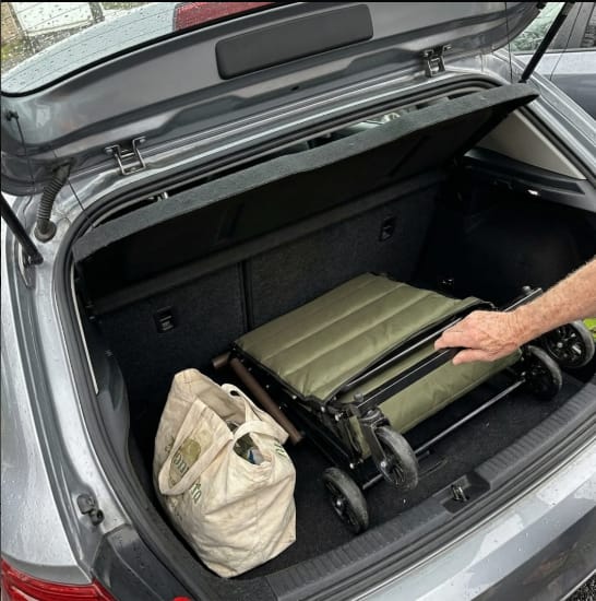 Customer photo review of Faltbarer, bequemer Stuhl