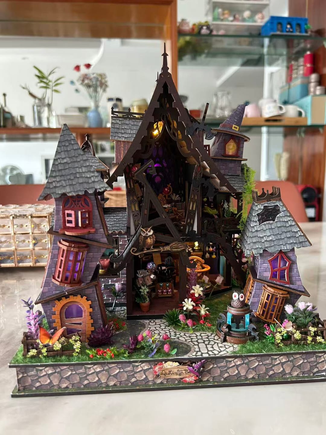 Customer photo review of Strange Castle DIY Mini House Kit l DIY Miniature Kit