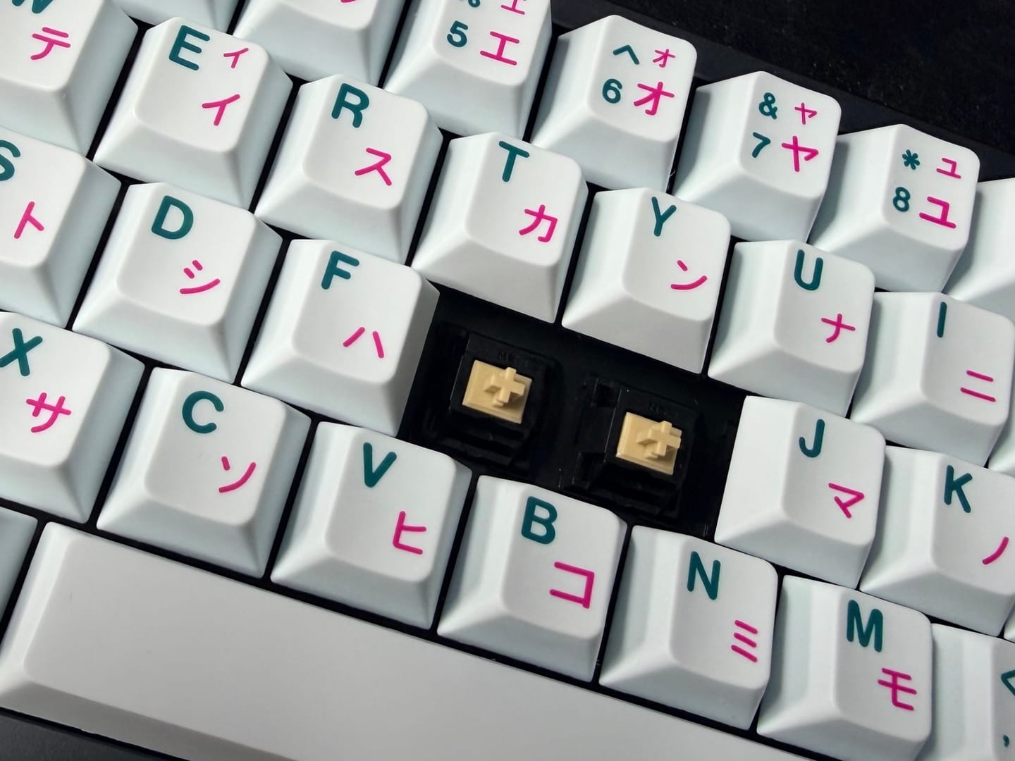 Customer photo review of KEYGEEK Y3 Linear Switch Factory Lubed (10PCS)