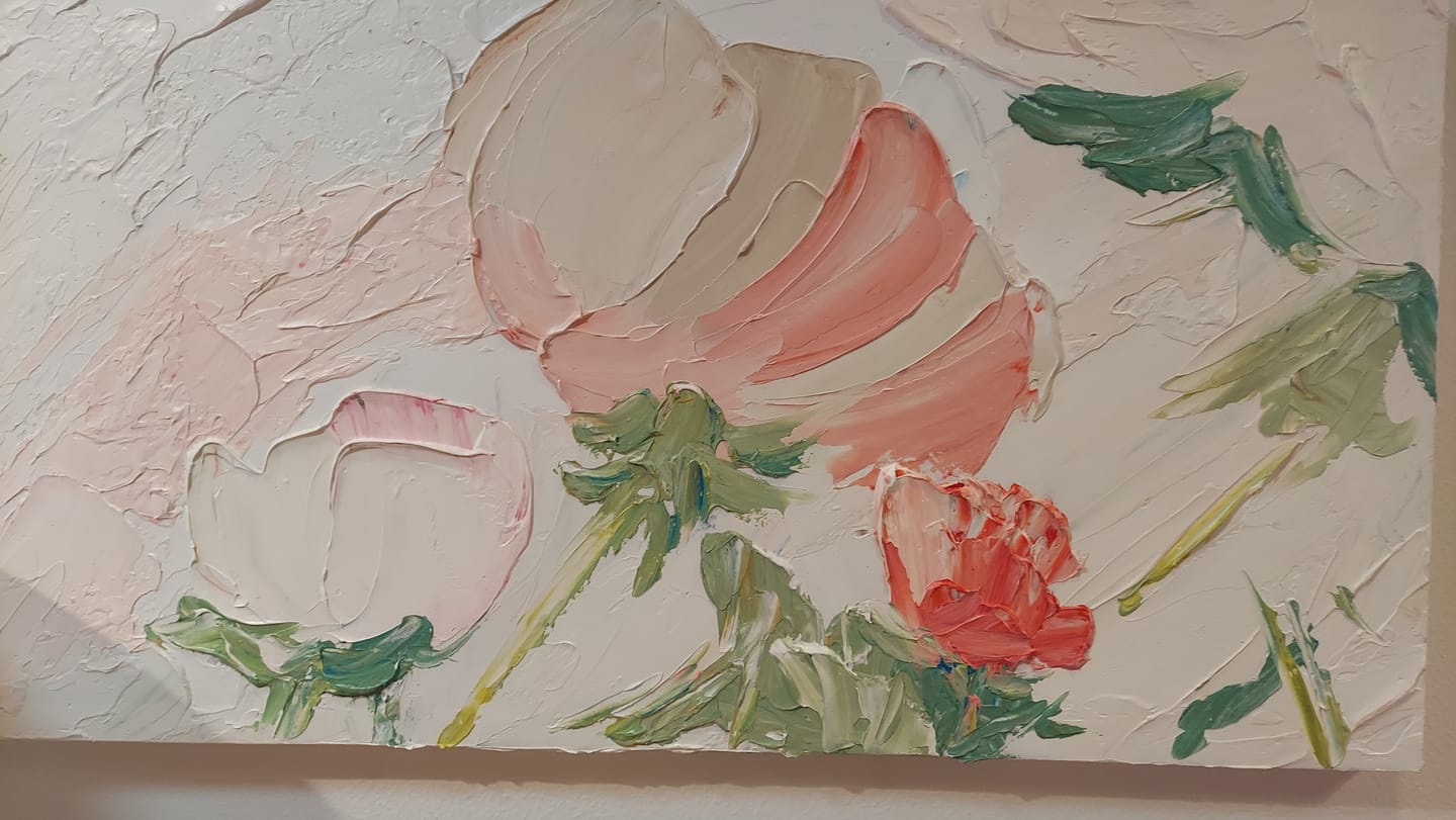 Customer photo review of Plaster Art Texture Painting #SG047
