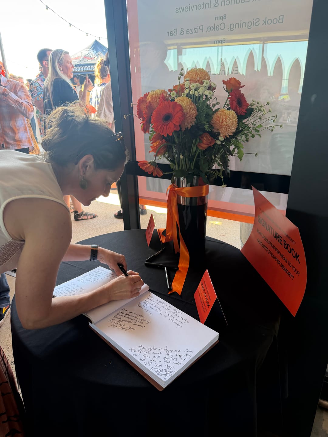 Customer photo review of Personalised Engraving Wooden & Vegan Leather Wedding Guest Book