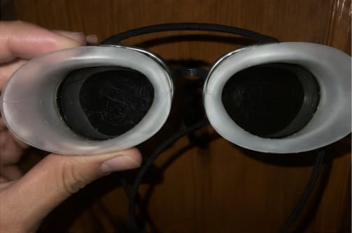 Customer photo review of The Premium Retro Sun Goggles