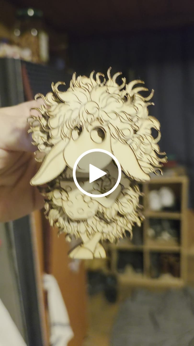 Customer video review of 10 Farm Animal Fridge Magnet Laser Cut SVG