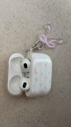 Customer photo review of Bow Charm AirPods Case