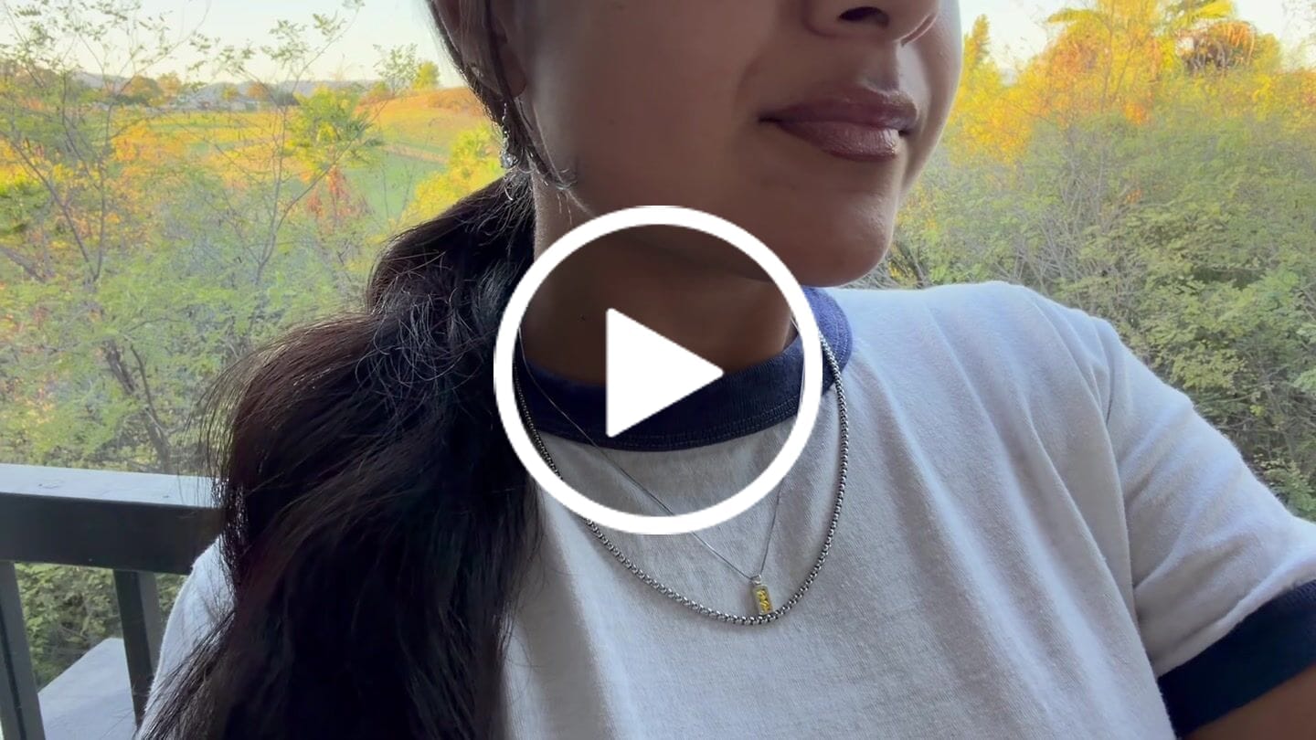 Customer video review of 3mm Round Box Link Chain