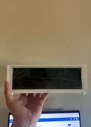 Customer photo review of Luftfuktare med brasa-effekt för mysig jul