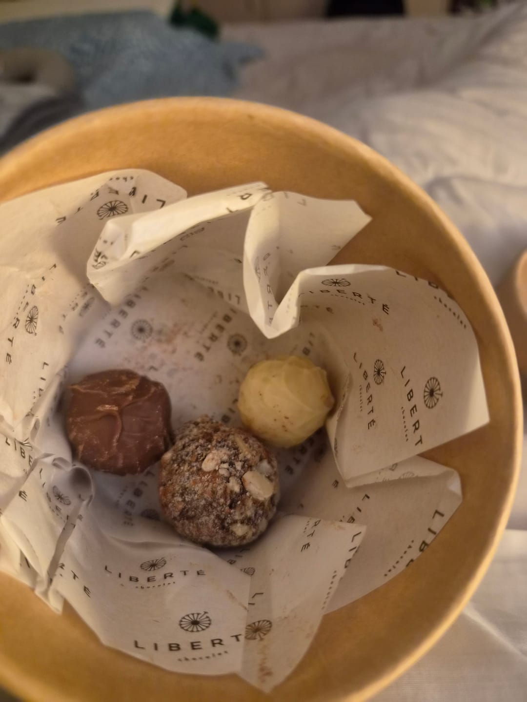 Customer photo review of Trufas de Chocolate - 15 unidades