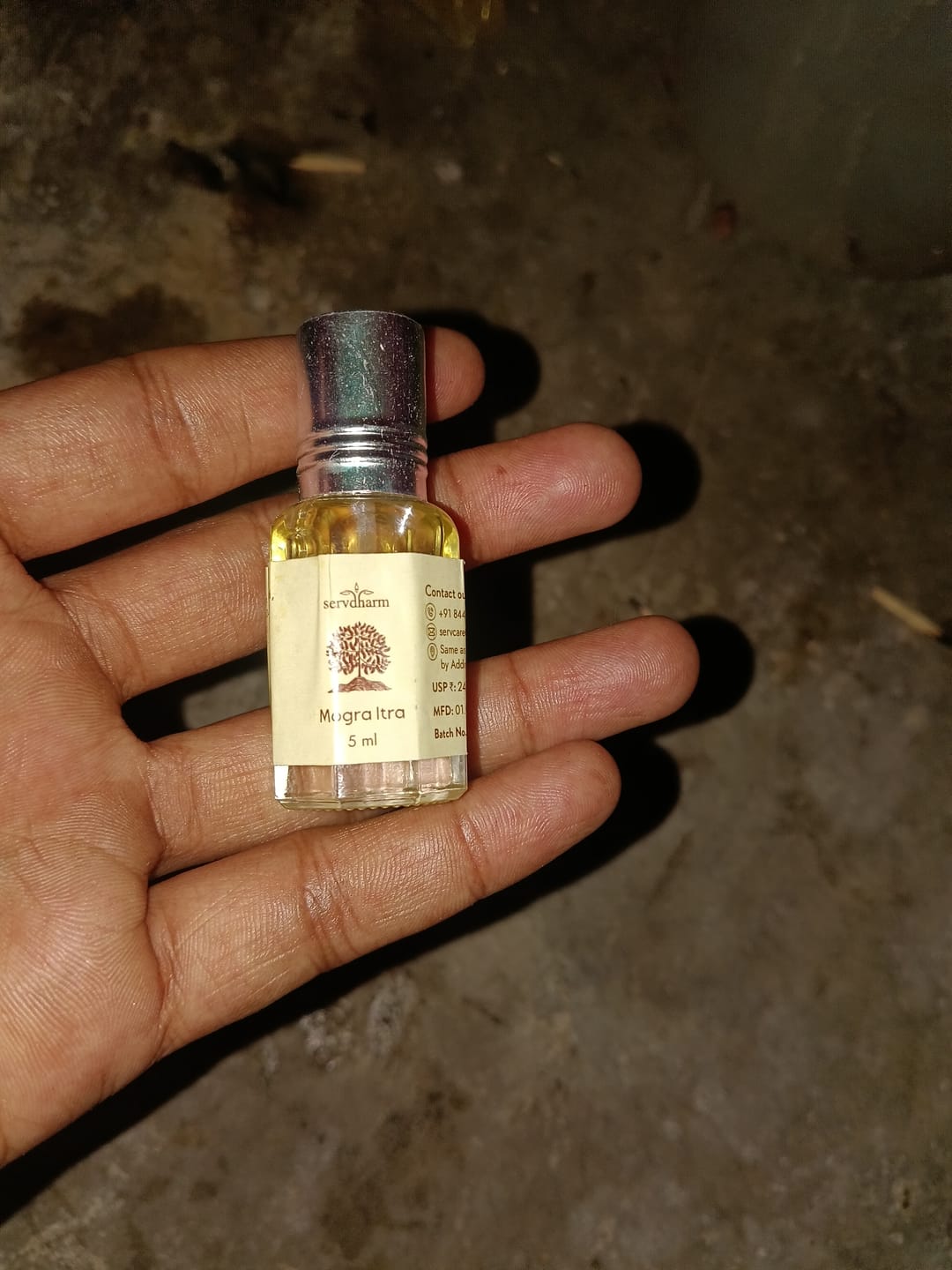 Customer photo review of Mogra Itra for Pooja 5 ml