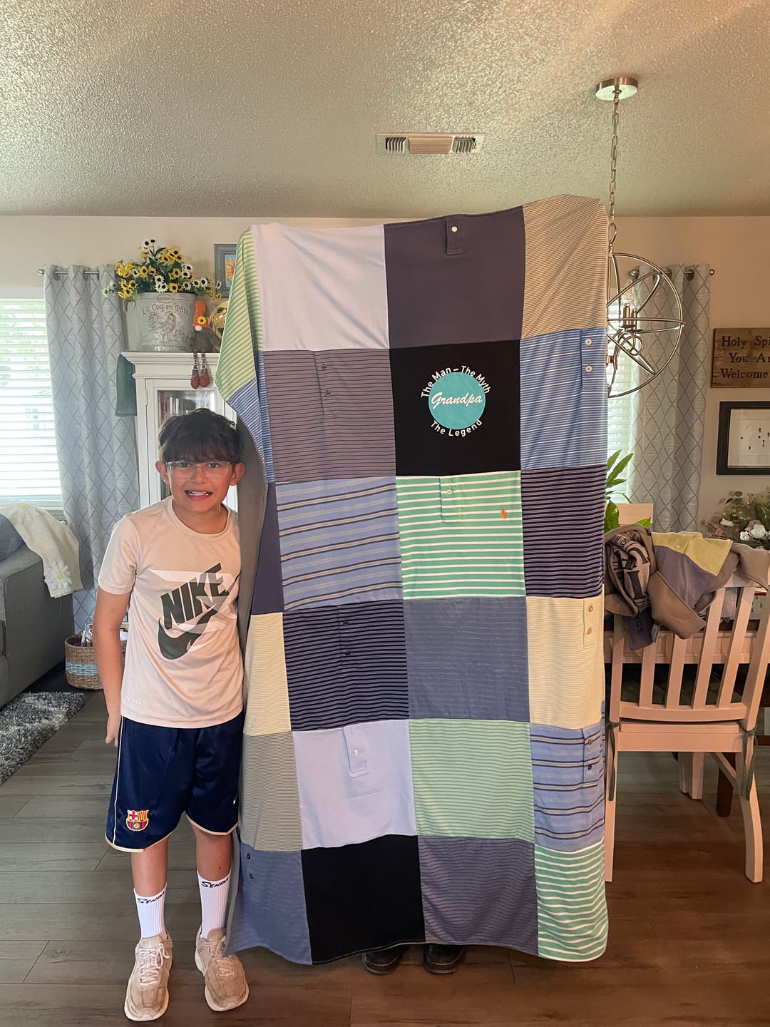 Customer photo review of Project Repat T-Shirt Quilt