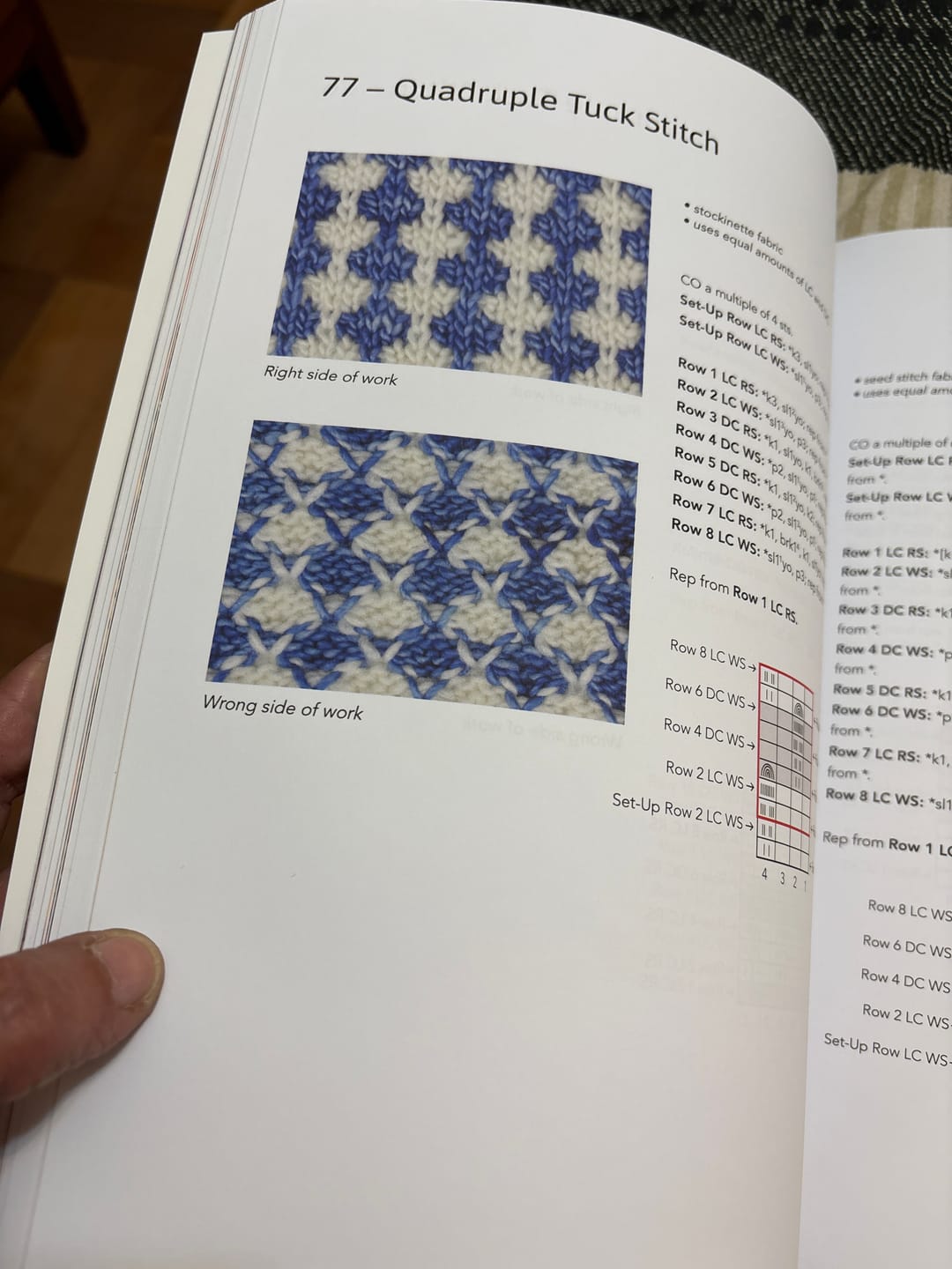 Customer photo review of Libro "Tuck Stitches"  Nancy Marchant
