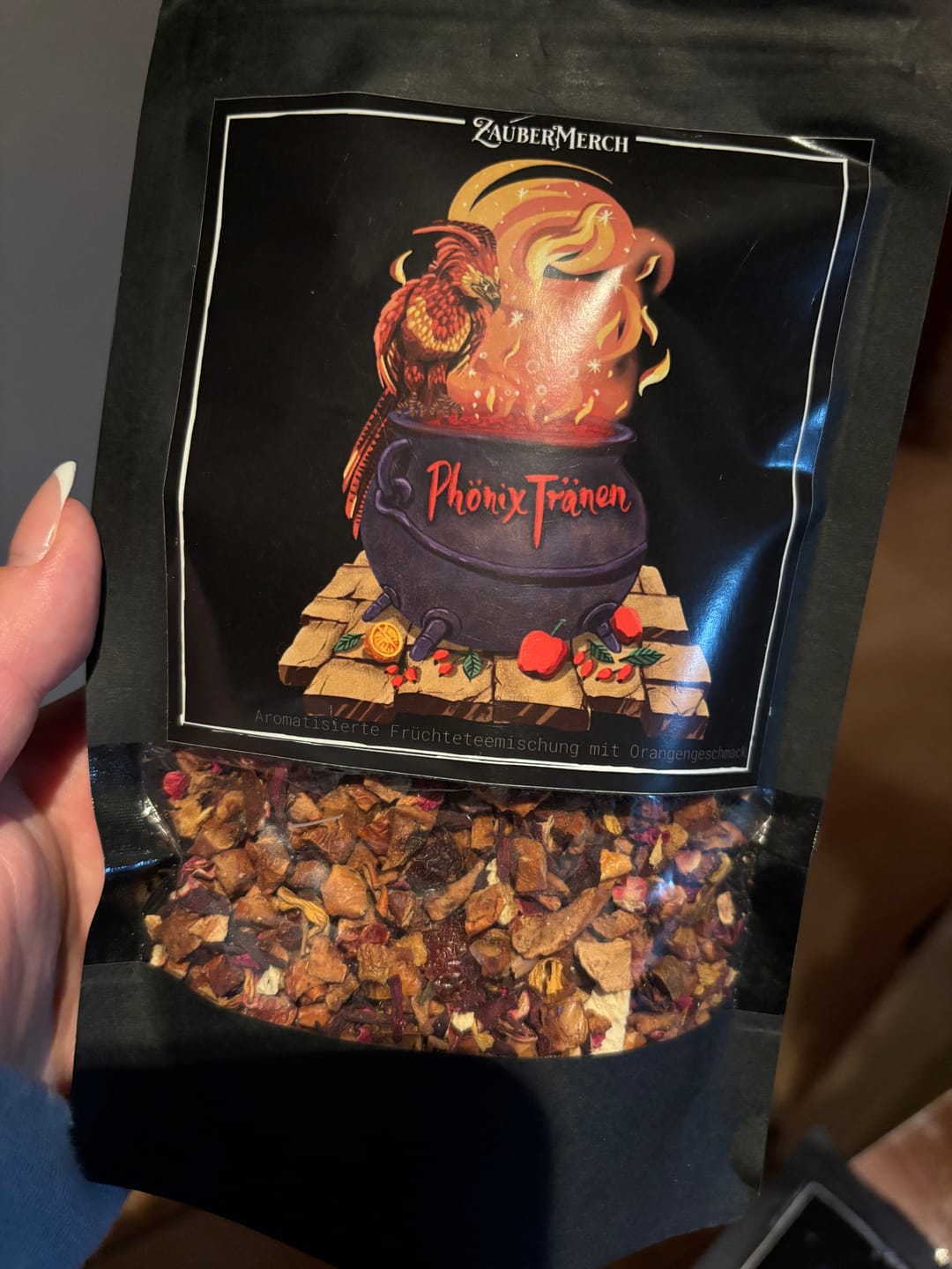 Customer photo review of Phönix Tränen – Zaubertrank Früchtetee Orange Zitrus