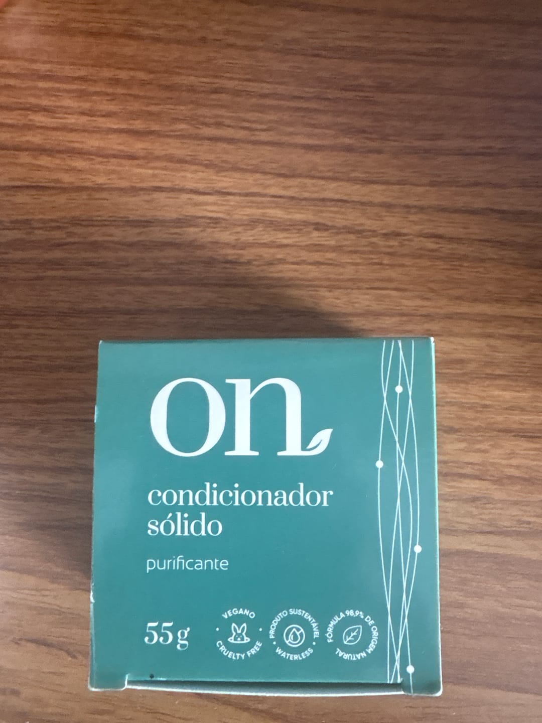 Customer photo review of Condicionador Sólido Purificante ON 55 g