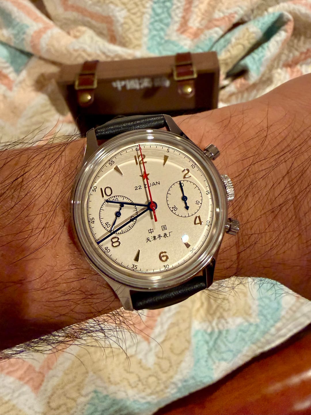 Customer photo review of Seagull 1963 Chronograph Watch 70th Anniversary Reissue 37.3mm