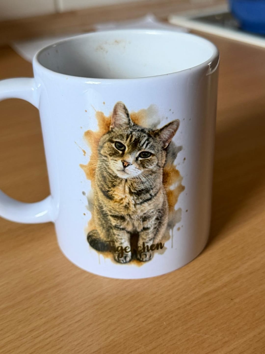 Customer photo review of Personalisierte Tasse - Aquarell Realistisches Porträt