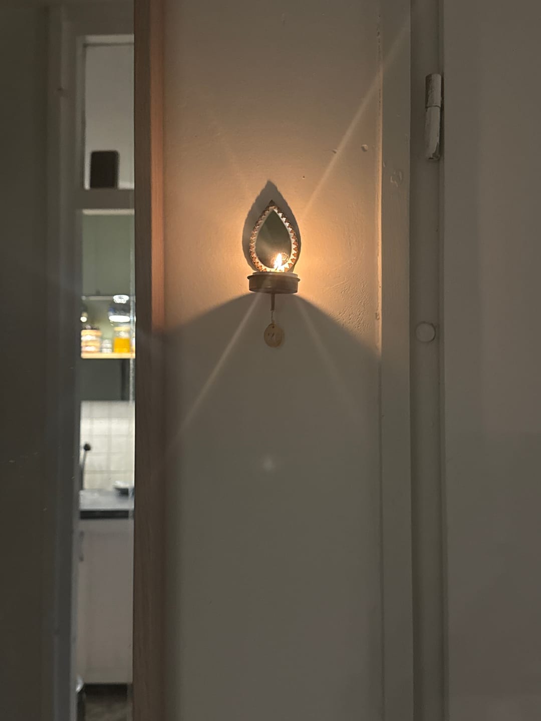 Customer photo review of Tealight Holder Drop Mirror