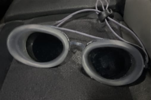 Customer photo review of The Premium Retro Sun Goggles