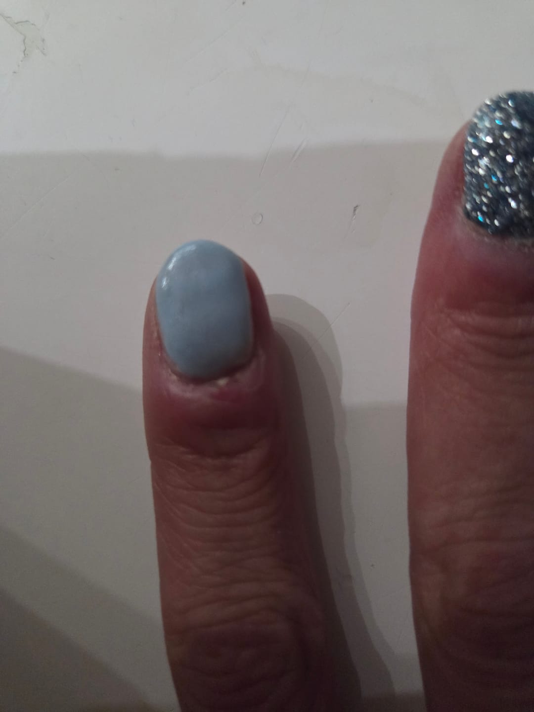 Customer photo review of Mint Mist Dipping Powder