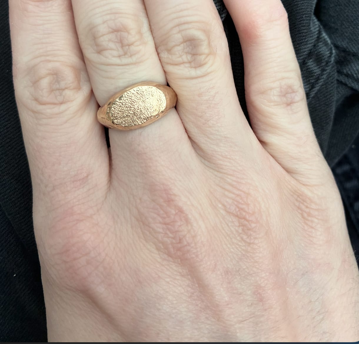 Customer photo review of Imprint Kit Oval Signet