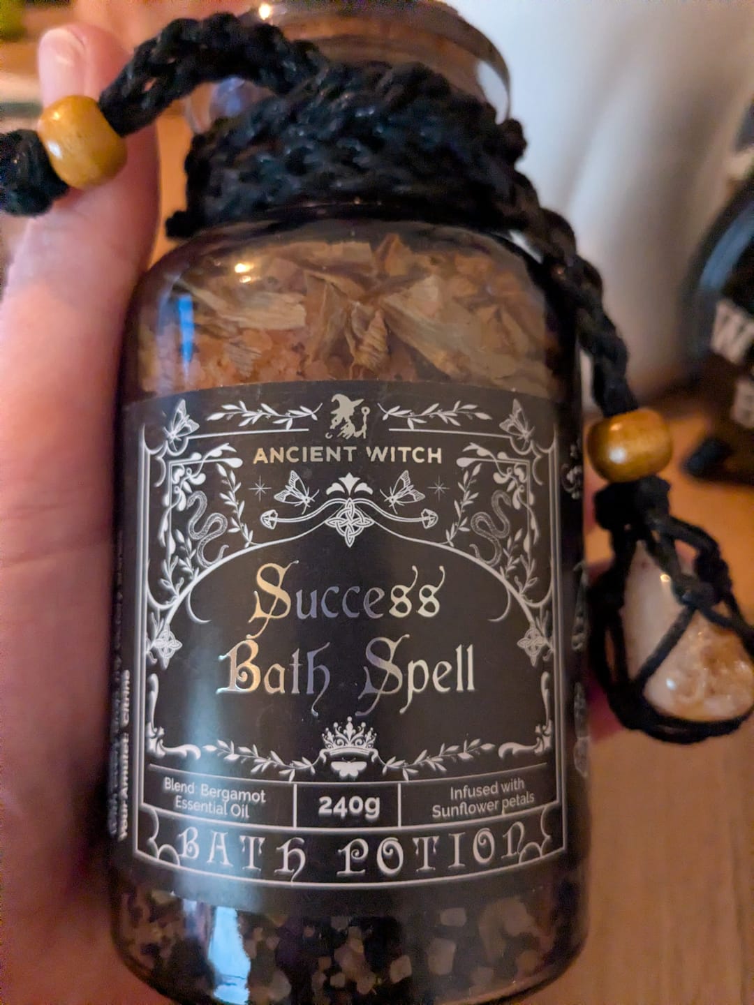 Customer photo review of Magisches Ritual-Badesalz mit Edelstein