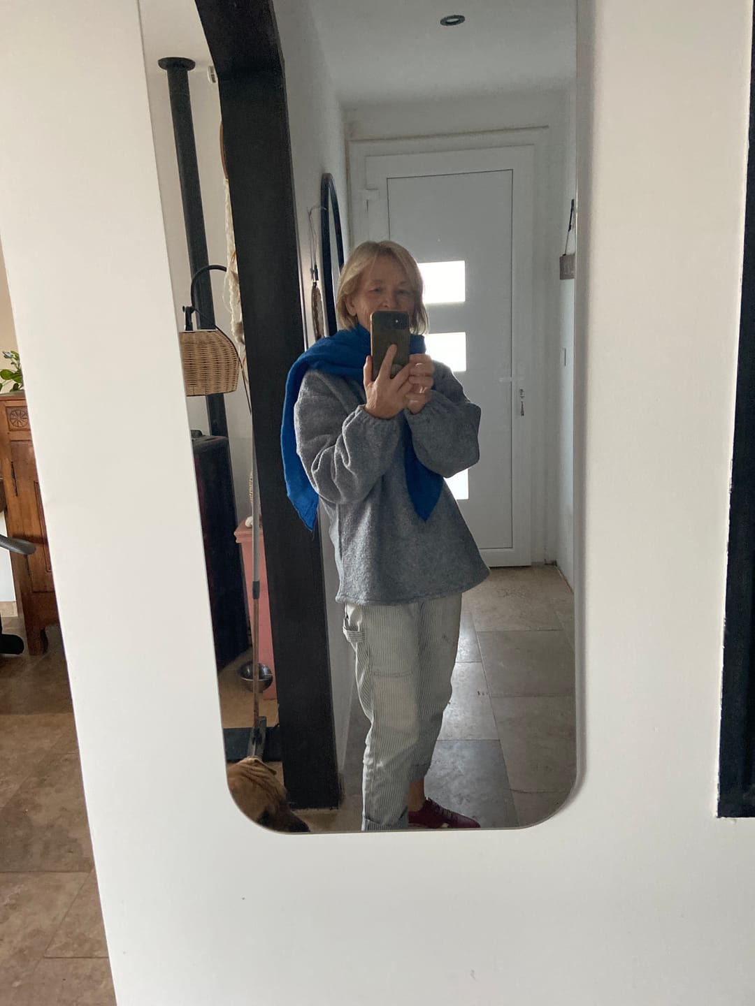 Customer photo review of Sweat Gustave - lainage bleu nuage