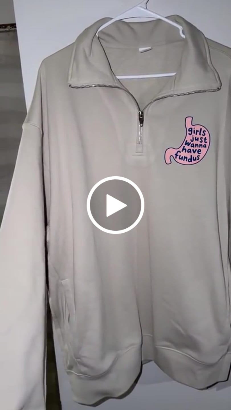 Customer video review of Girls Just Wanna Have Fundus Quarter-Zip Sweatshirt