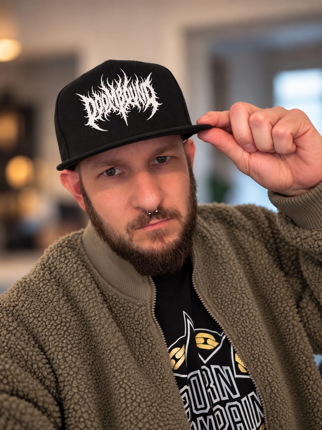 Customer photo review of Snapback Cap Deathcore
