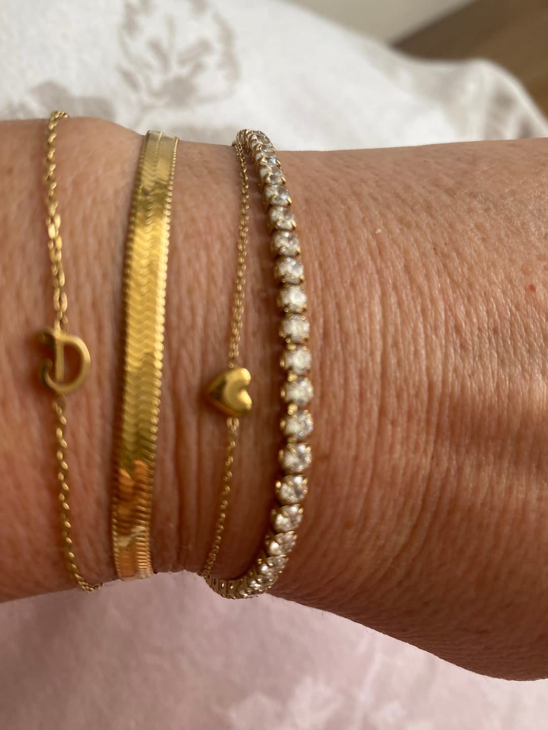 Customer photo review of Tennis Bracelet
