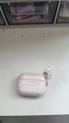 Customer photo review of Bow Charm AirPods Case