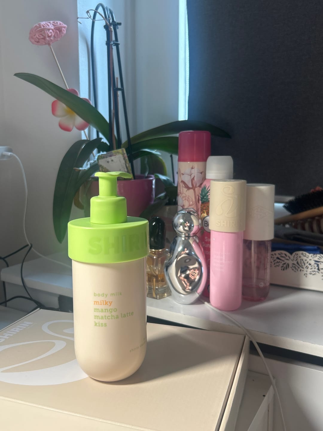 Customer photo review of Body Milk Milky Mango Matcha Latte Kiss