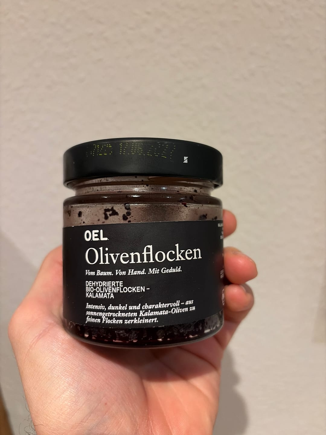 Customer photo review of OELstaub Kalamata 70 g - Bio Olivenflocken
