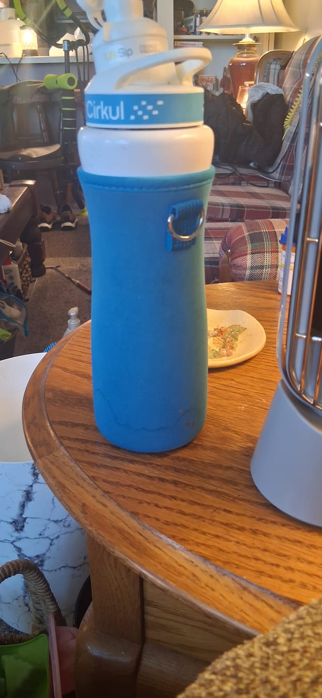 Customer photo review of LifeSip Peach Mango