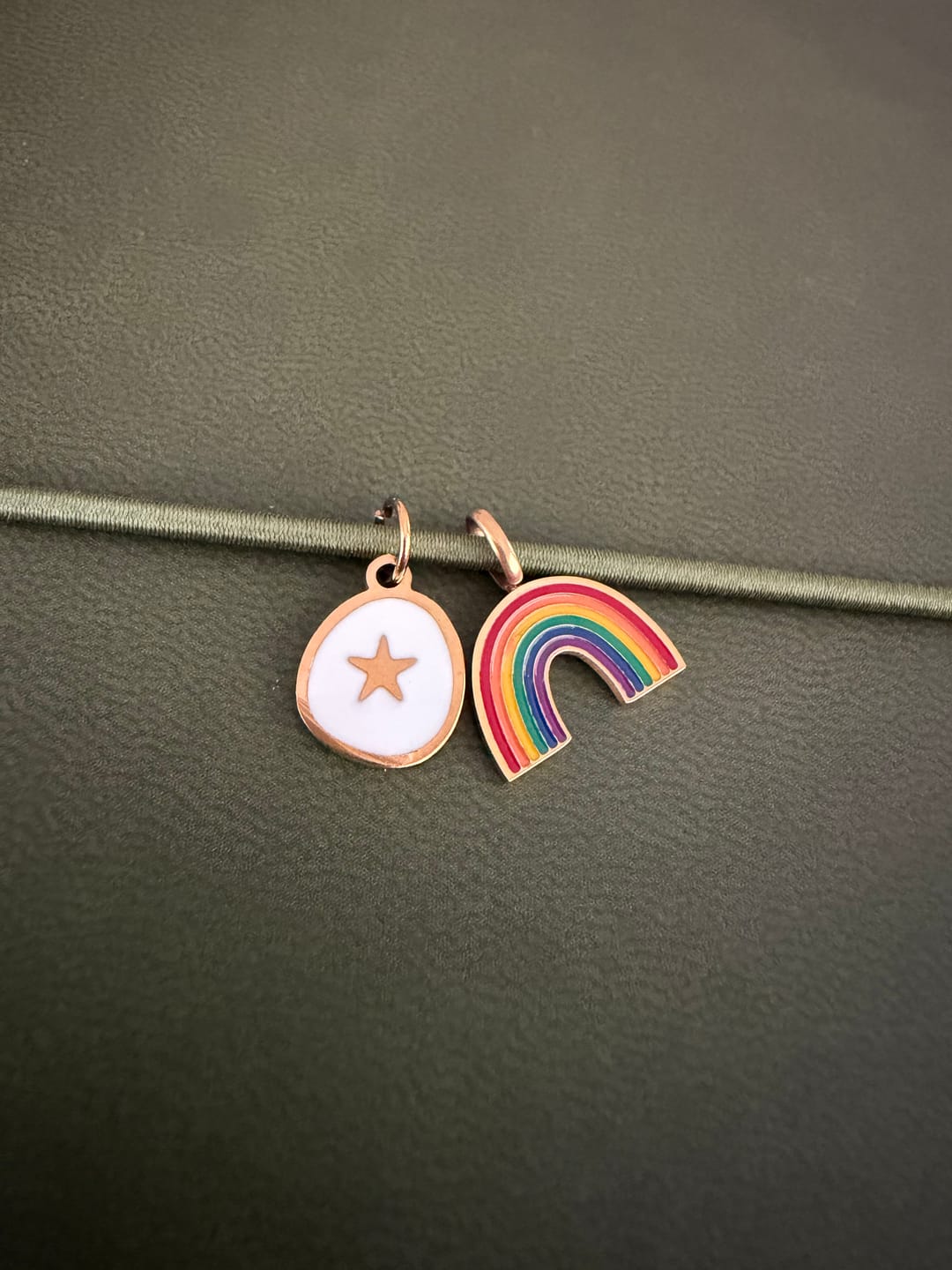 Customer photo review of Folio Charm - RAINBOW