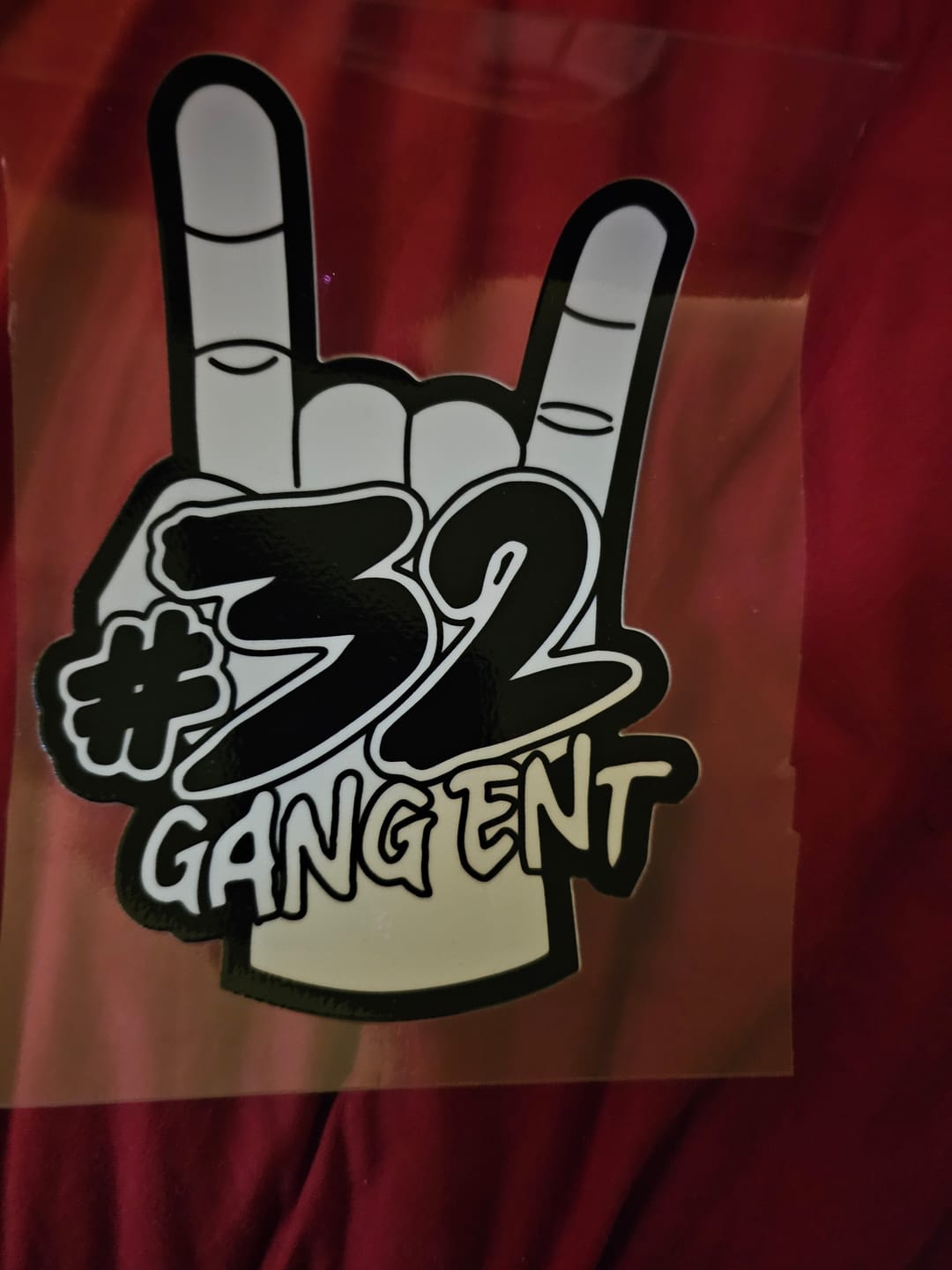 Customer photo review of 32 GANG DECAL